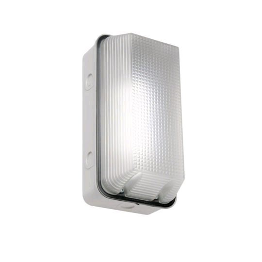 ASD Bulkhead White Prismatic 1 x 9w 