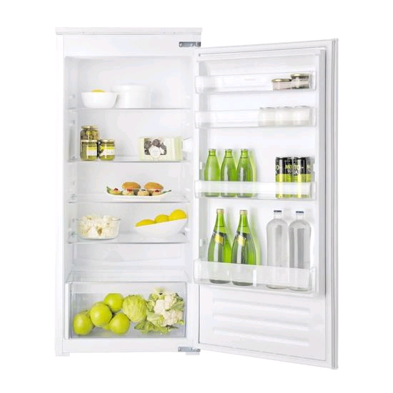 Hotpoint Aquarius HS12A1D.1 Integrated Upright Fridge - Sliding Door Fixing Kit - A+ Rated Built in Larder fridge H 122 x W 54 x D54.5