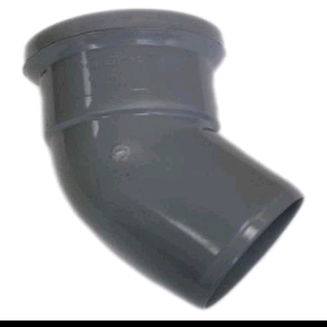 Soil Pipe 80mm Off-Set 135deg Single Socket Grey