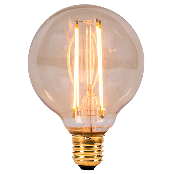 Bell Vintage 3.3w ES LED Globe 80 Amber 2000k