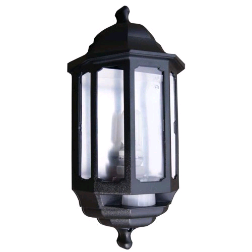 ASD Half Lantern Black With PIR 