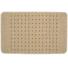 Dandy Stanford Area Rug 100 x 67cm  Washable Mats  LEAD SUGAR