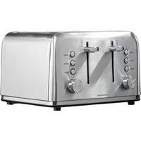 Daewoo SDA2082GE KENSINGTON 4 Slice Toaster in Stainless Steel