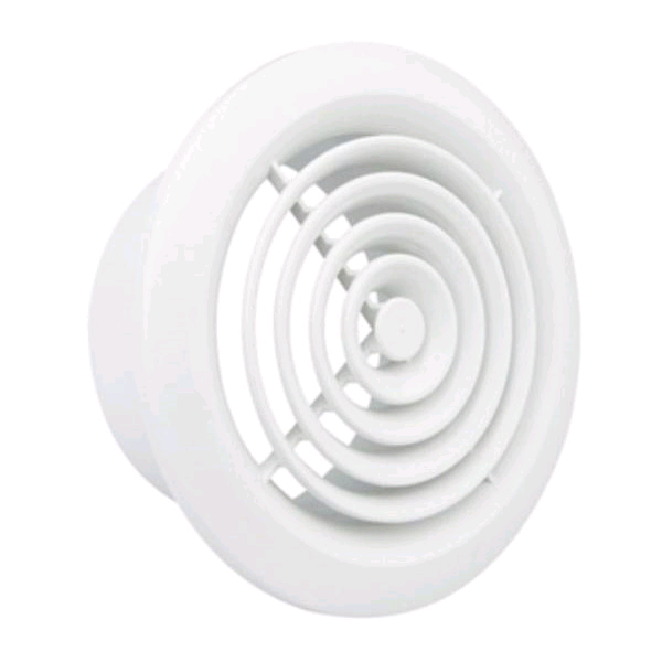 Manrose 4" Circular Ceiling Grill White 