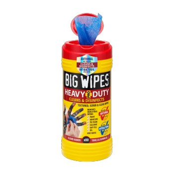 Bigwipes 4x4 Red Top Heavy Duty 80 Hand Wipes 