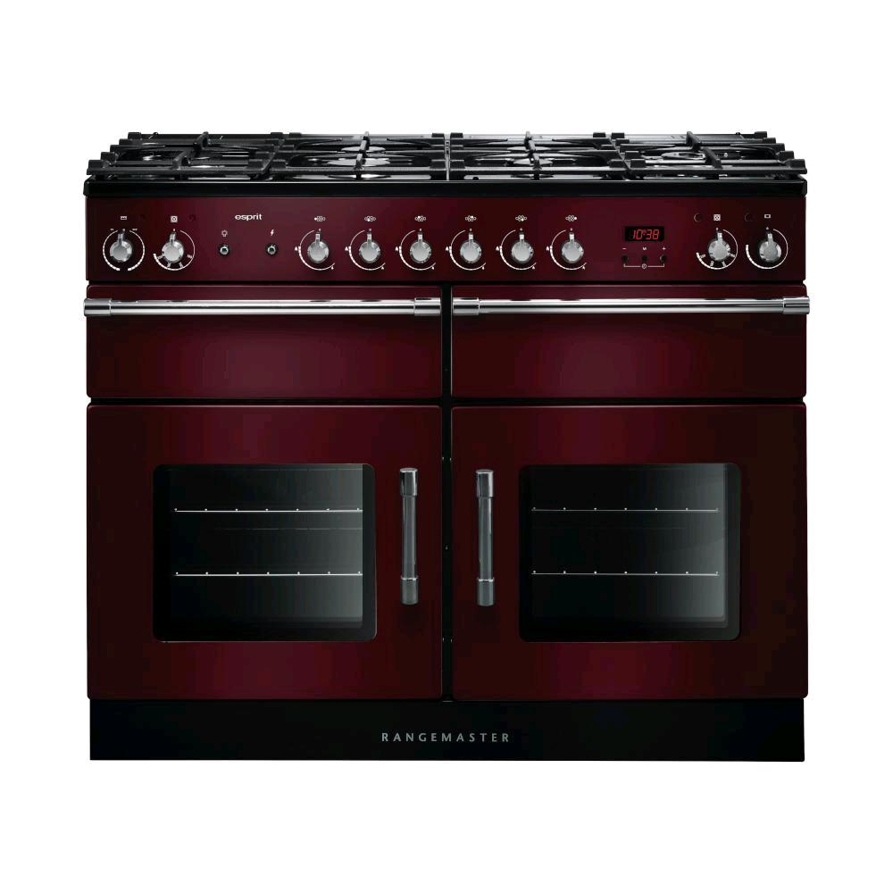 Rangemaster Esprit 110cm Electric Range Cooker Induction Hob CRANBERRY CHROME