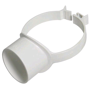 Floplast Soil Pipe 110mm Strap Boss White 