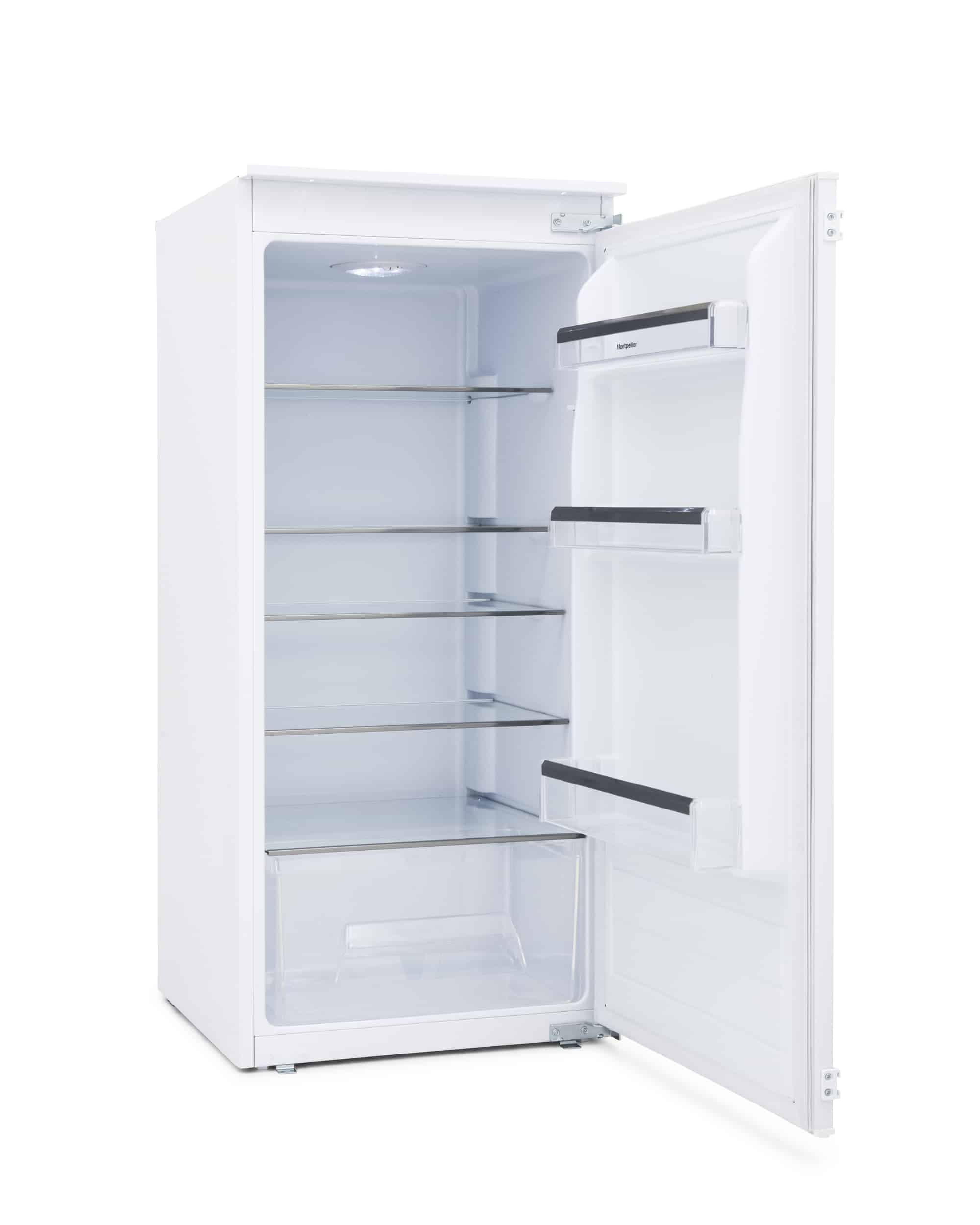 Montpellier MITL122 Integrated Built In Column Larder Fridge 204ltr H1225 W540 D545 