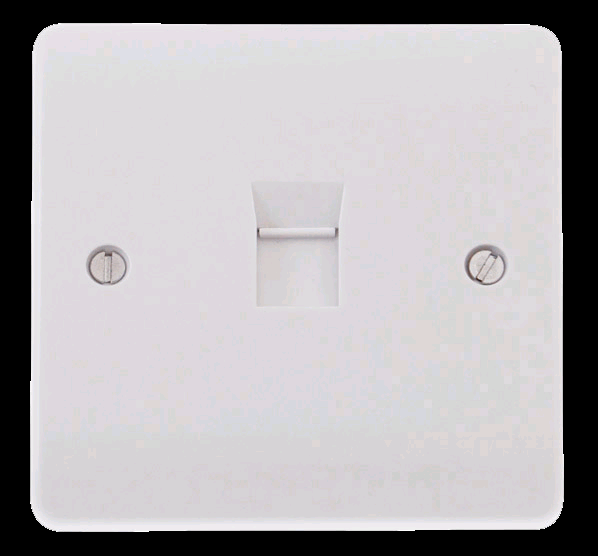 Click Single RJ45 Cat-5e Outlet 