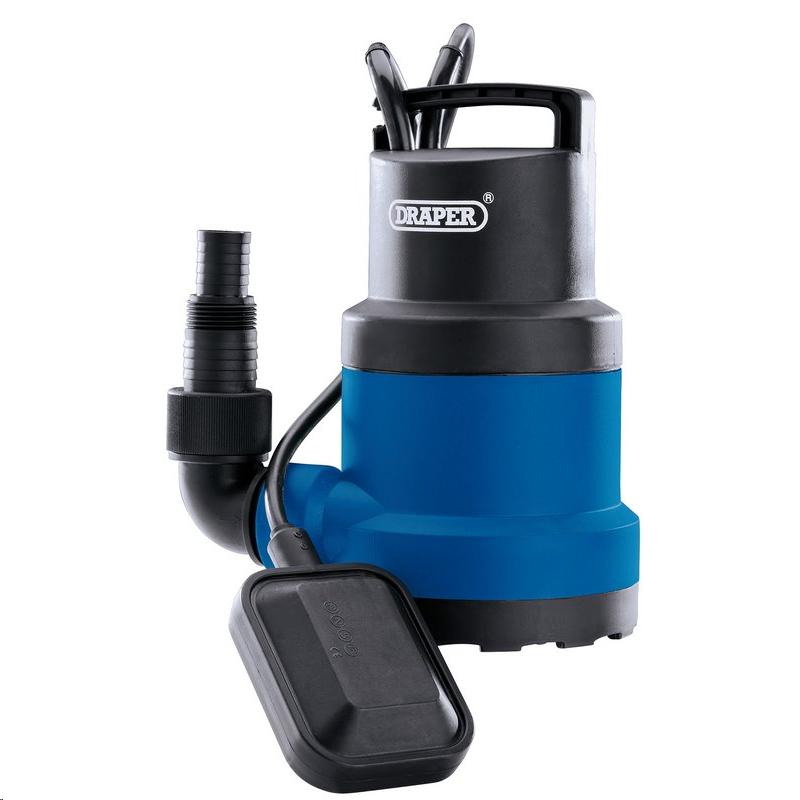 Draper 108L/Min Clear Water Submersible Pump c/w Float switch