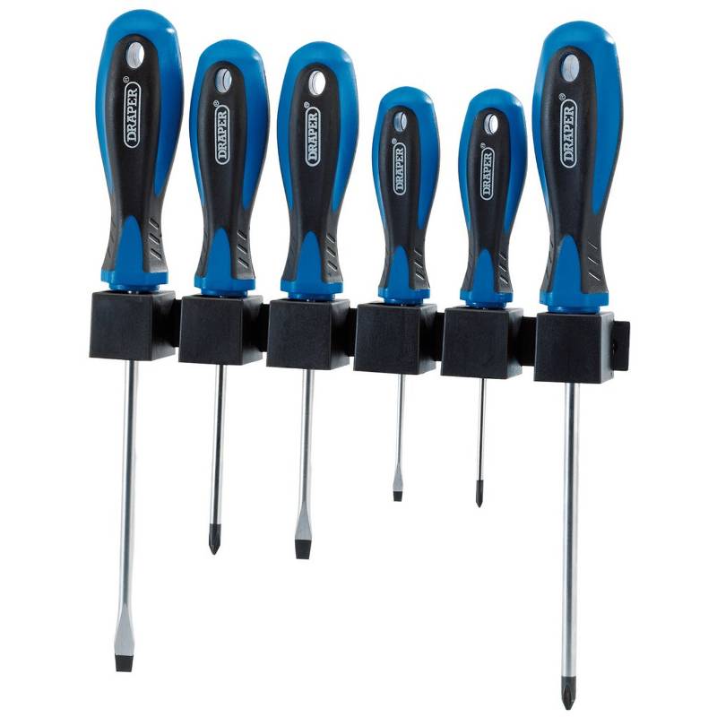Draper 6PC Screwdriver Set In Rack