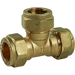 Copper 54mm Equal Tee Compression
