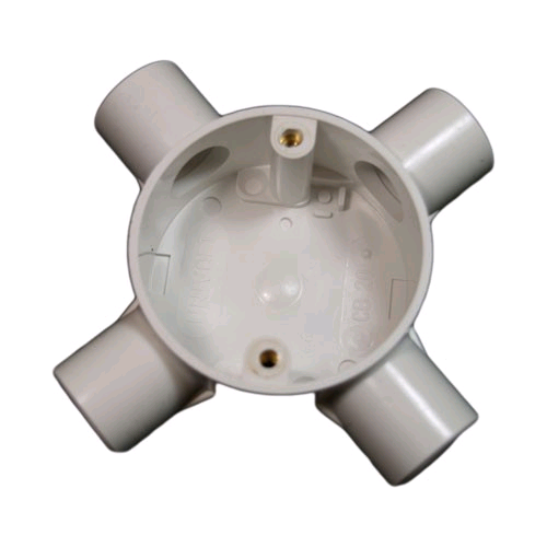 Falcon Conduit Intersection Box 20mm White