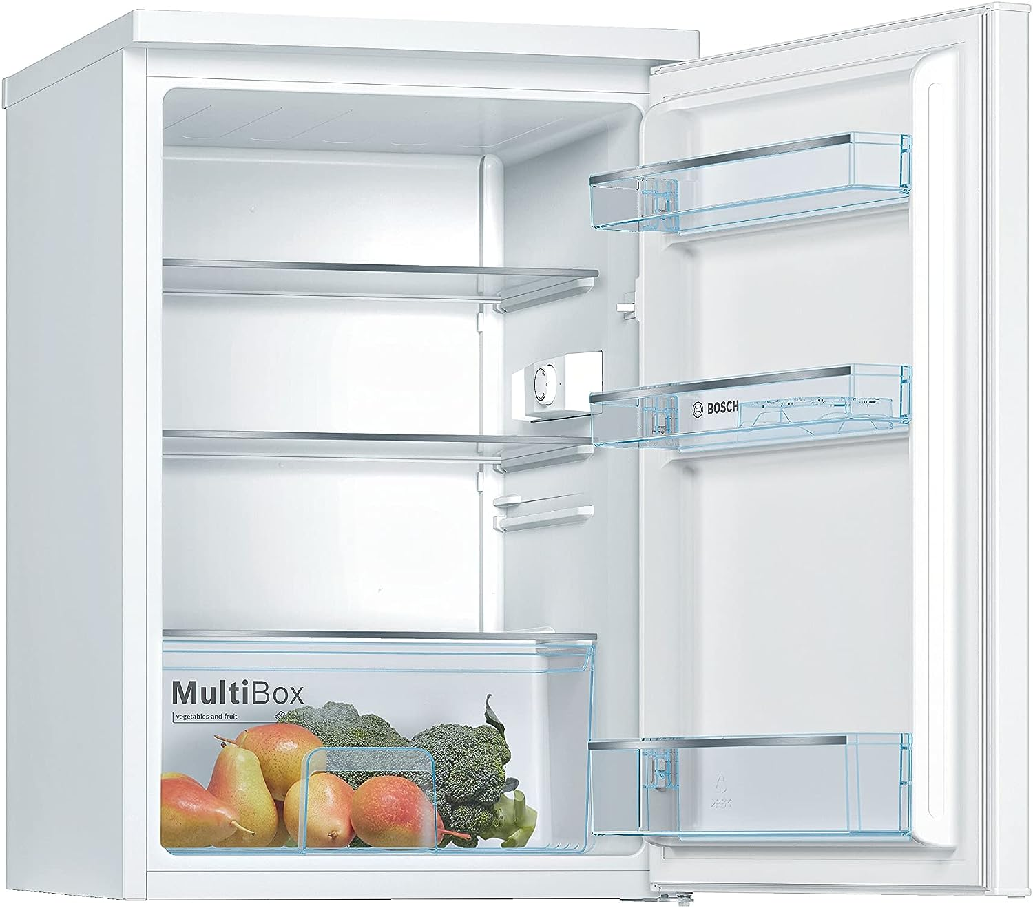 Bosch KTR15NWFAG Serie 2, Freestanding Larder Fridge, 136L capacity, 56cm wide, White