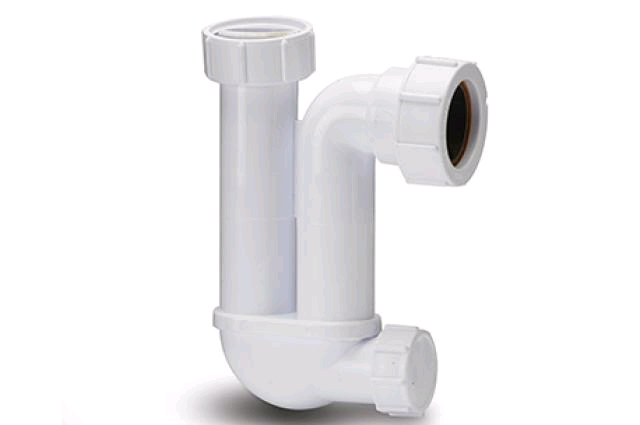 Polypipe Tubular Trap With Cleaning Eye 40mm (75mm Seal)
