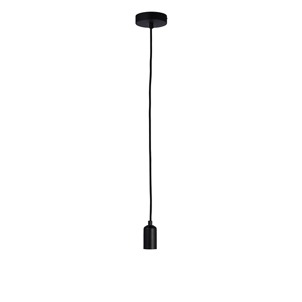 Endon Studio Pendant E27 Black