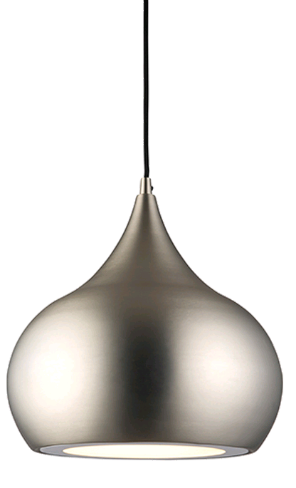 Endon Brosnan Pendant Matt Nickel 18w LED