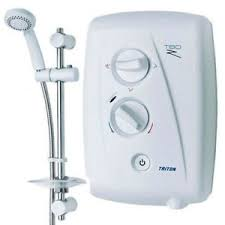 Triton 9.5kW Fast-Fit Shower White/Chrome SP8009ZFF 
