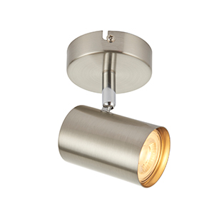 Saxby Arezzo 1Lt Spot in Satin Chrome Finish 