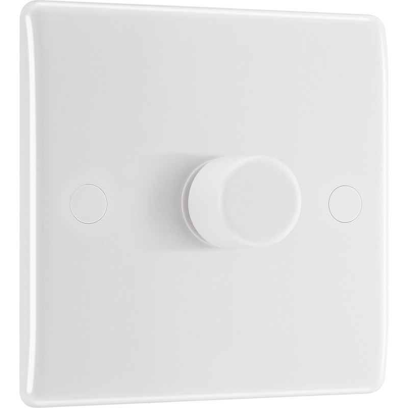 BG 1Gang 2way Intelligent LED Trailing Edge Dimmer Switch Push On/Off 