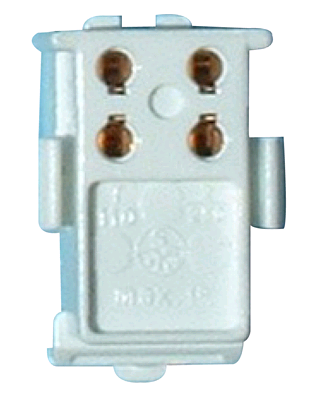 2D 4Pin Lampholder Snap-in 