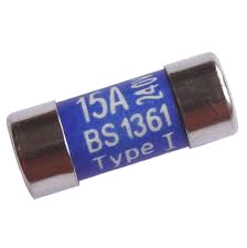 Fuse Cartridge 15A BS1361 FLC15 