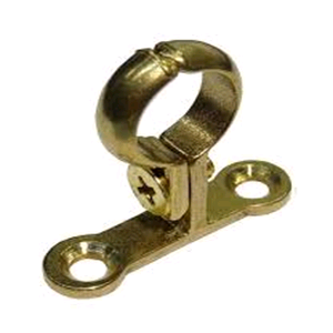 Brass 22mm School Board Pipe Clips 