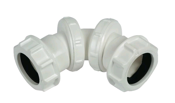 FloPlast Unicom Comp Waste 32mm 0-90deg Adjustable Bend 