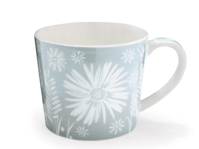 Cooksmart Conical Mug Grey/Blue Homestead  1022156