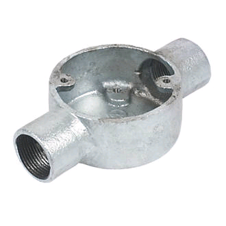 Galvanized Through Box 25mm