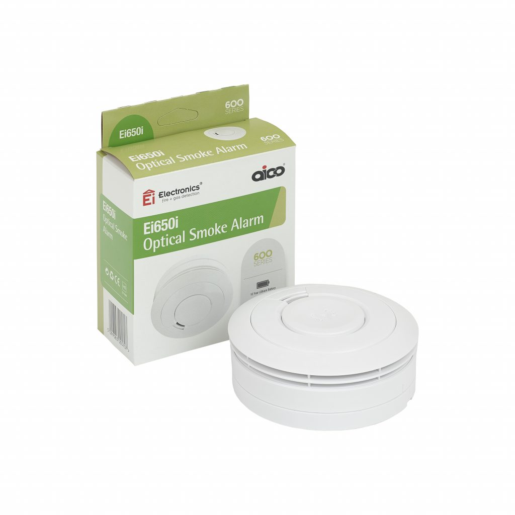 Aico Ei650 Optical Smoke Alarm 10yr Sealed in Lithium 