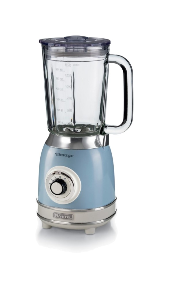 Ariete 0583/05 Vintage Blender with Glass Cup - Blue 1000W