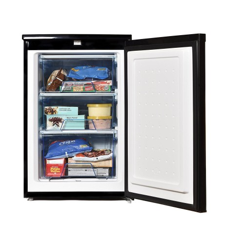 Statesman Undercounter Freezer Black 55cm wide 33Ltr H845 W553 D574cm 2 Year Warranty 