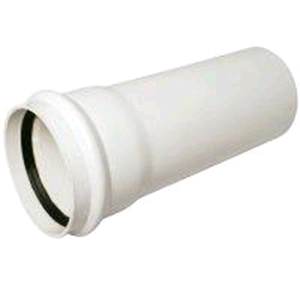 Floplast Soil Pipe 110mm 3mtr Single Socket White