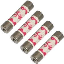 Fuse 3amp Plug Top (Pack Of 4) 