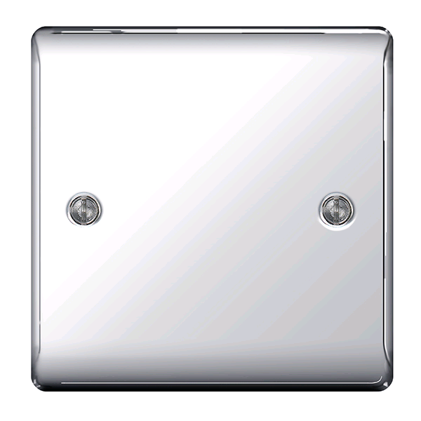 BG 1g Blank Plate Polished Chrome 