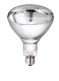Crompton 250ES Infra Red Clear Lamp