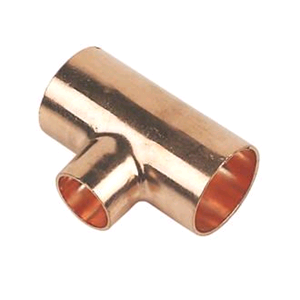 Copper Reducing Tee 28mm x 15mm x 28mm Endfeed 
