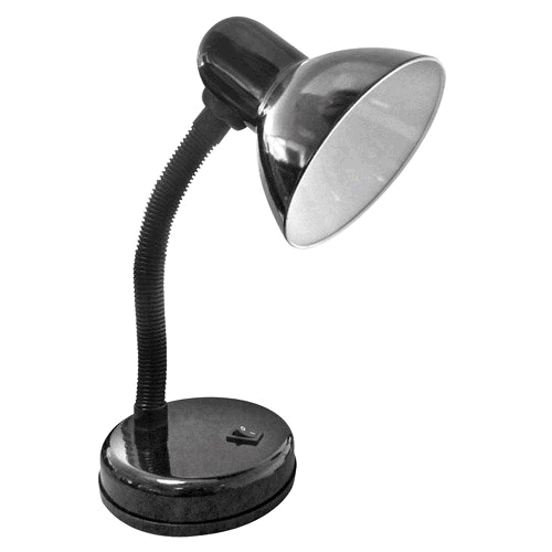 Power Master S6301 Flexi Desk Lamp Black 40w ES/E27GLS Lamp Required 