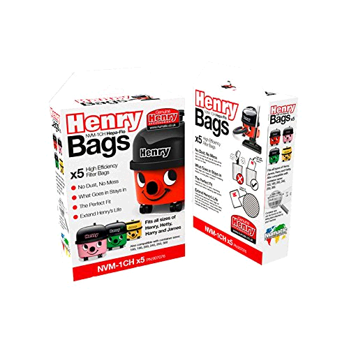 Numatic Cleaner Bags Henry 5 Bags in box 907076