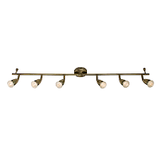 Saxby Amalfi 6 Bar Fitting Antique Brass