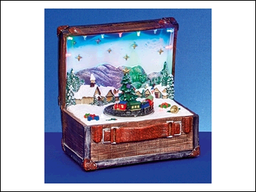 Premier 5184349 Lit Musical Suitcase Train 20cm
