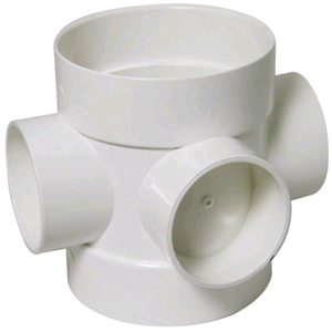 Floplast Soil Pipe 110mm Short Boss Pipe White