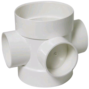 Floplast Soil Pipe 110mm Short Boss White 