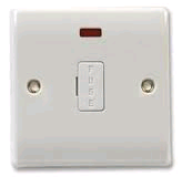 BG 13a Unswitched Fused Spur with Neon & Flex Outlet 