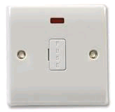 BG 13a Unswitched and Fused Spur with Neon and Flex Outlet