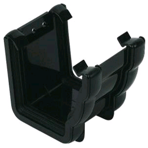 Floplast Niagara Square Gutter Union Bracket in Black