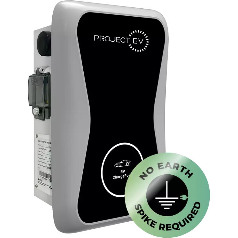 ProjectEV 7.3kW 32A EV Charger Pro-Earth Black