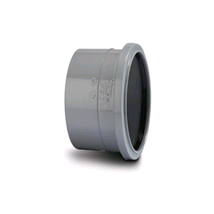 Floplast Soil Pipe Single Socket 4" /110mm Grey 