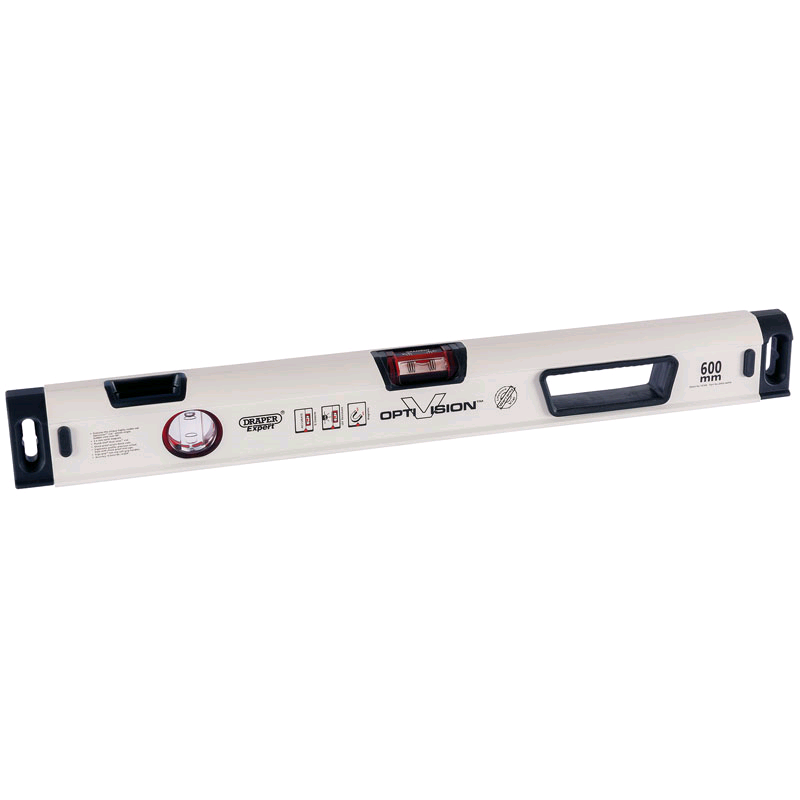 Draper  600mm Opti-Vision™ Magnetic Box Section Ergo-Grip™ Levels